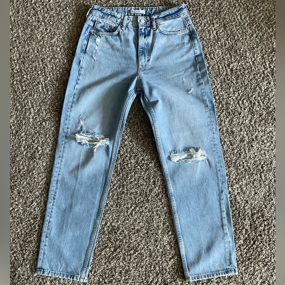 Zara light blue jeans